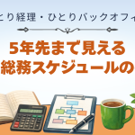 5年先まで見える経理・総務スケジュールの考え方
